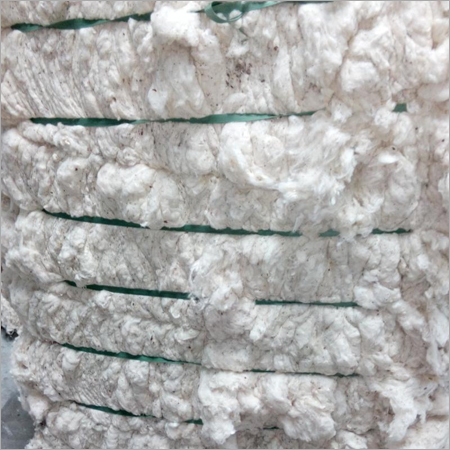 Industrial cotton spinning waste for bulk procurement by Seshas Textiles