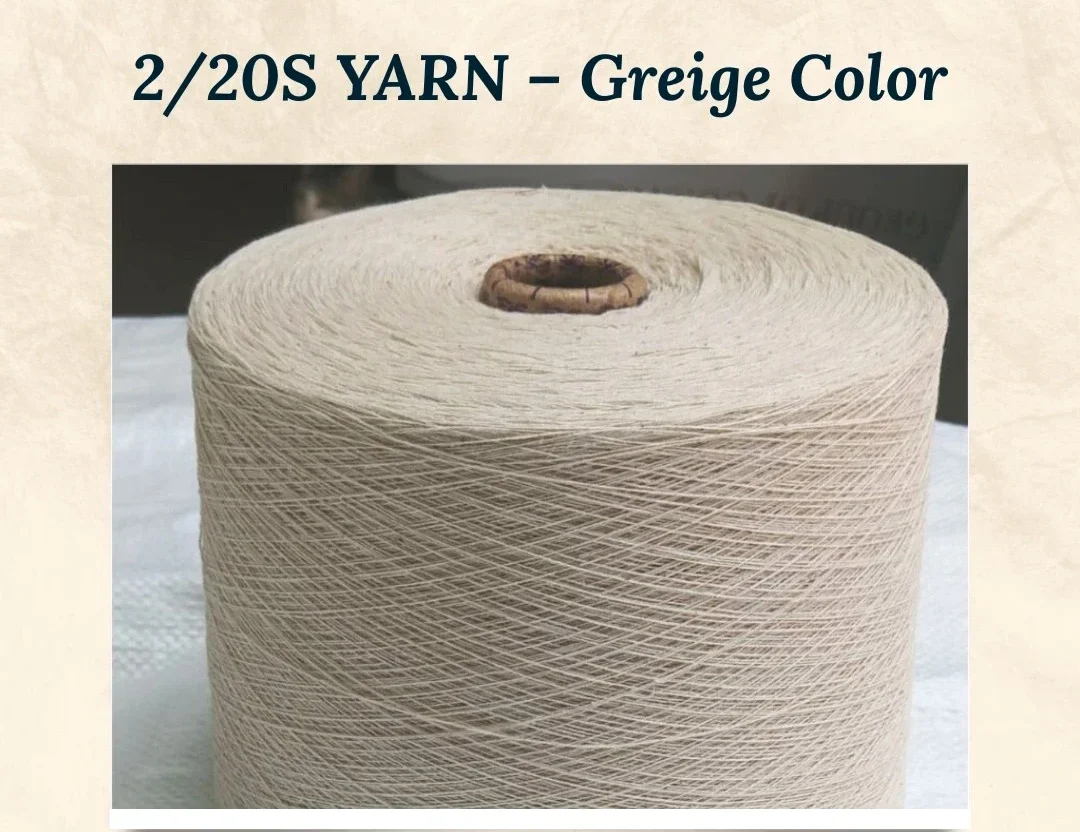 2/20s OE grey cotton yarn