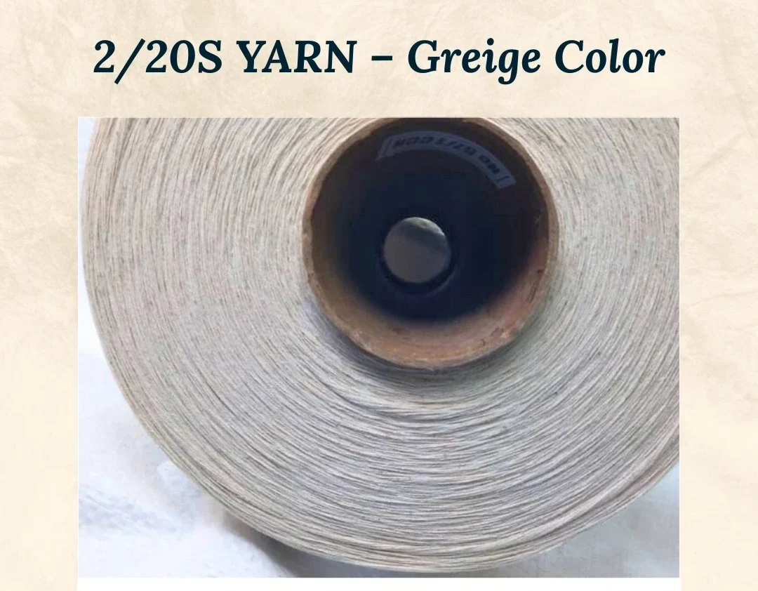 2/20s OE grey cotton yarn