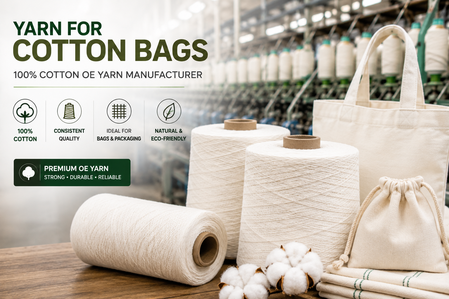 Yarn for Cotton Bags